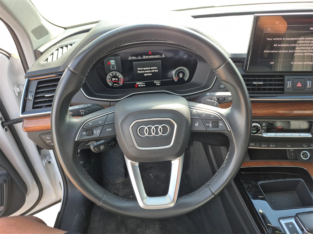 2023 Audi Q5 45 S line Premium White at Ultimate Motorsports