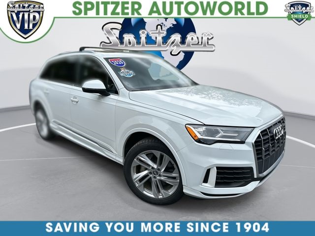 Carrara White 2020 Audi Q7 SUV / Crossover All-Wheel Drive 8-Speed Automatic