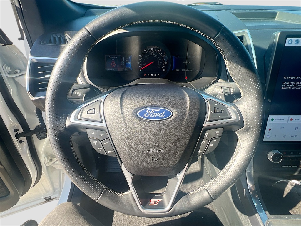 2023 Ford Edge ST White at Durrett Motor Company