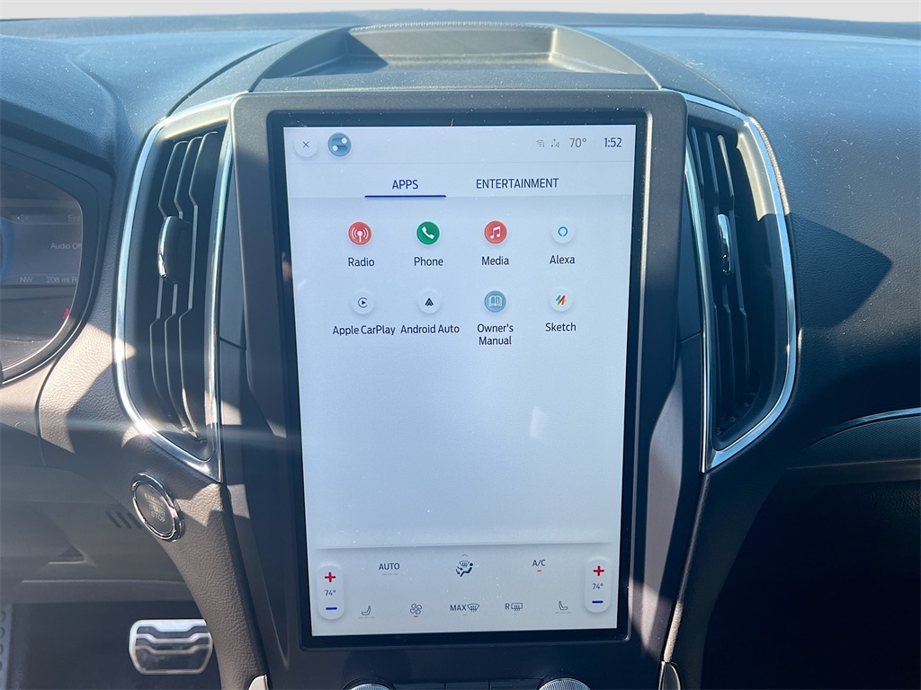 2023 Ford Edge ST White at Durrett Motor Company