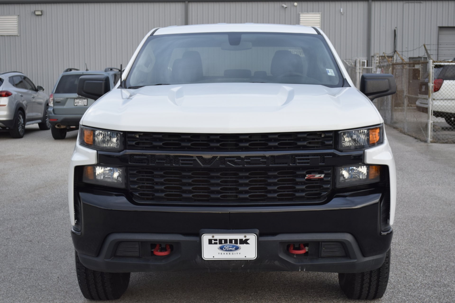 2019 Chevrolet Silverado 1500 Custom Trail Boss White at Legacy Ford
