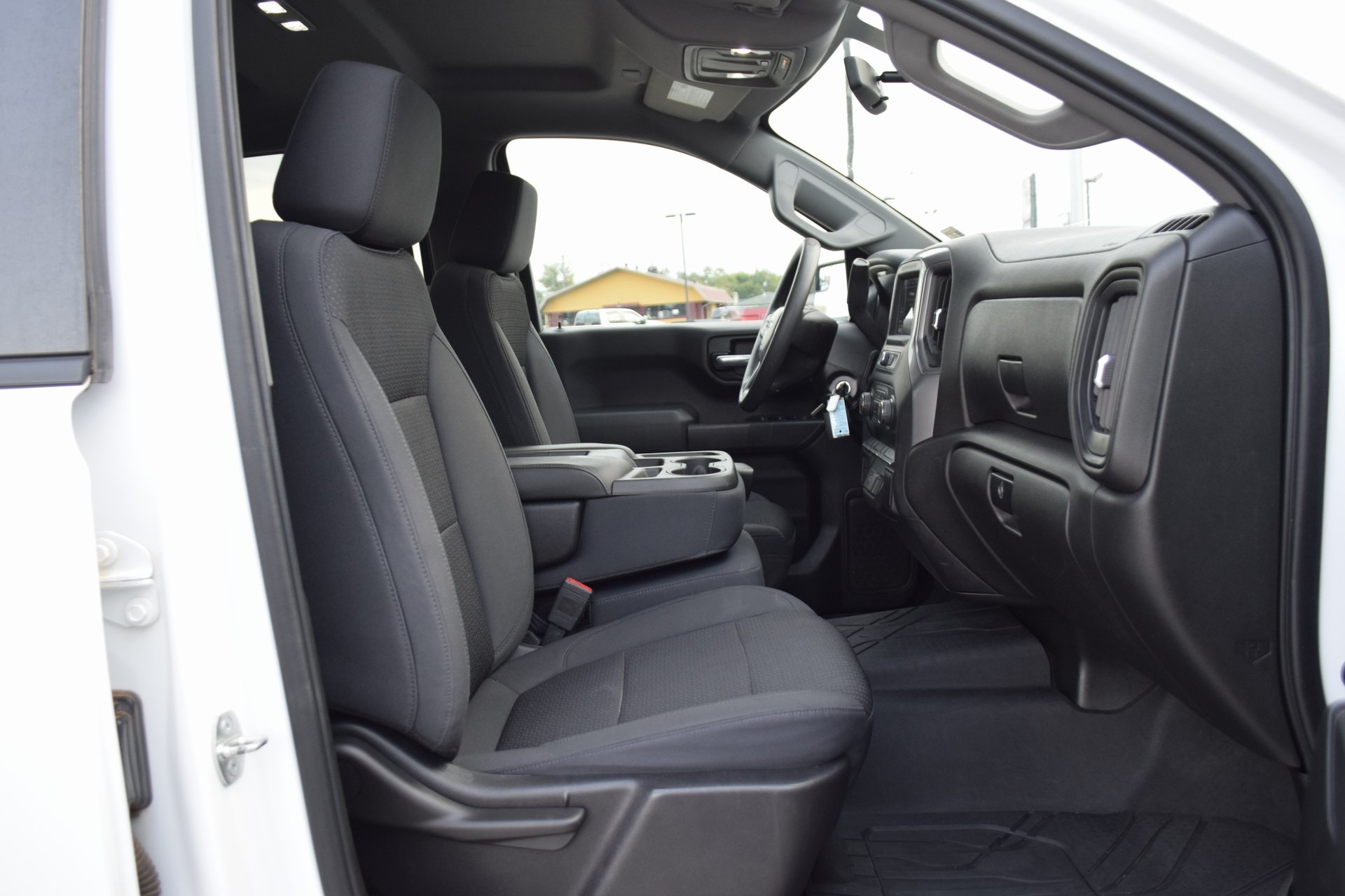 2019 Chevrolet Silverado 1500 Custom Trail Boss White at Legacy Ford