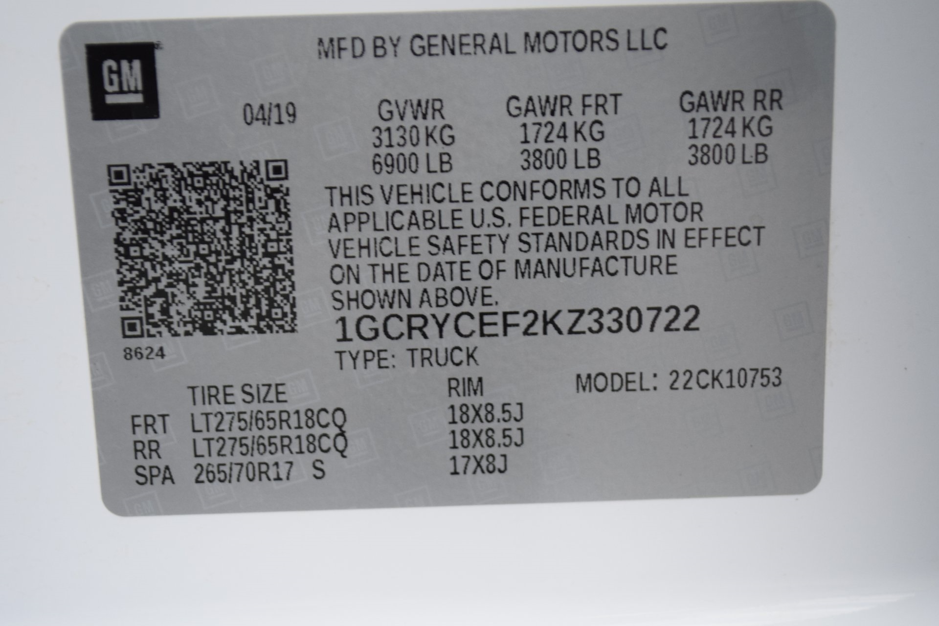 2019 Chevrolet Silverado 1500 Custom Trail Boss White at Legacy Ford