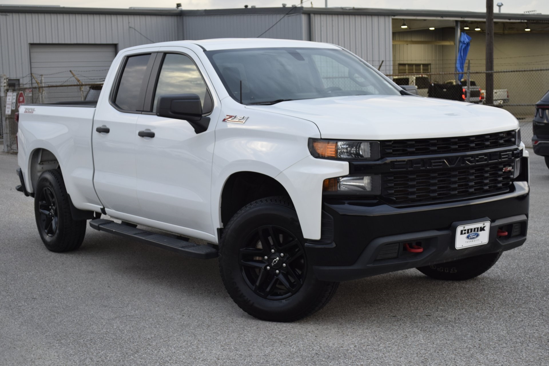 2019 Chevrolet Silverado 1500 Custom Trail Boss White at Legacy Ford