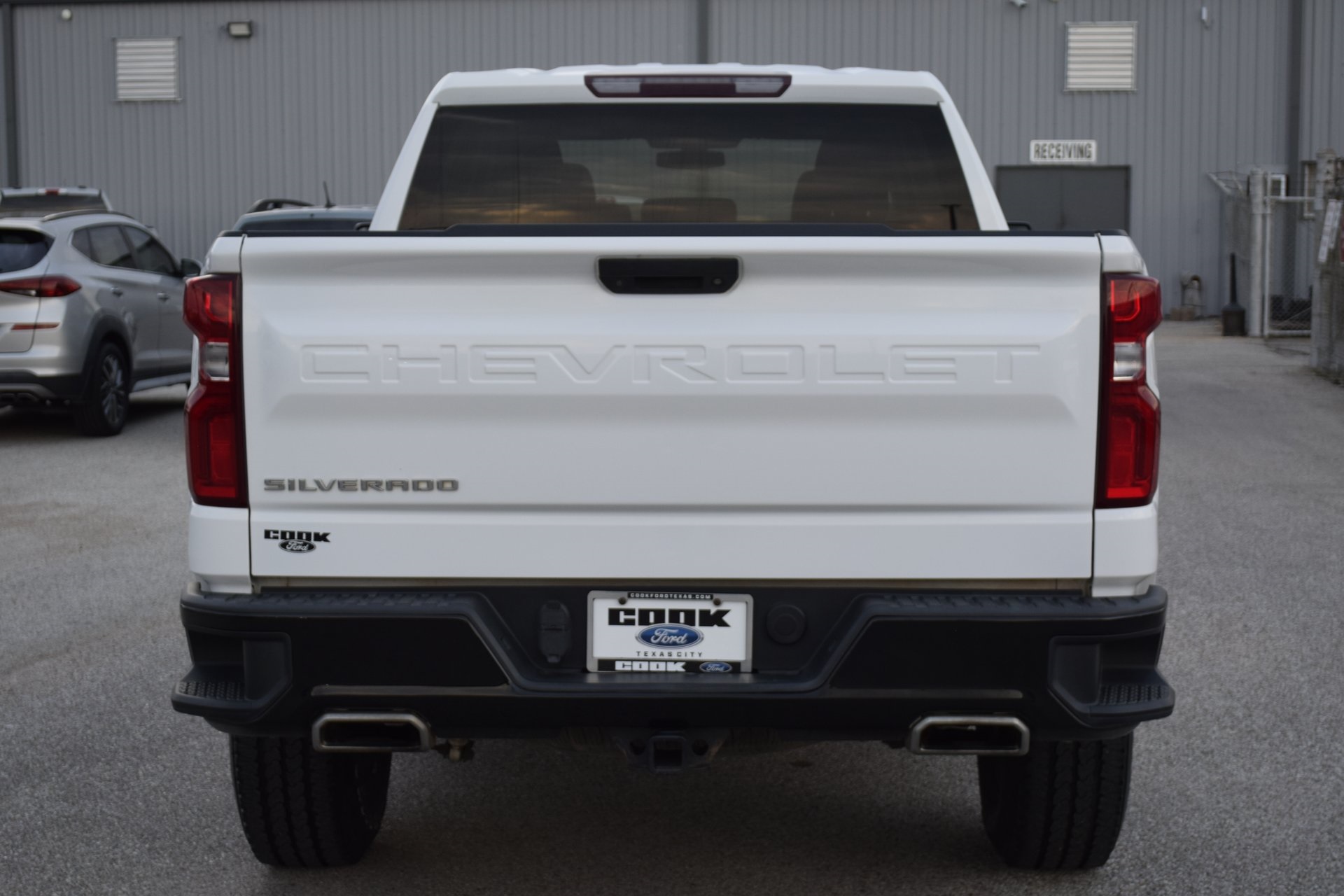2019 Chevrolet Silverado 1500 Custom Trail Boss White at Legacy Ford
