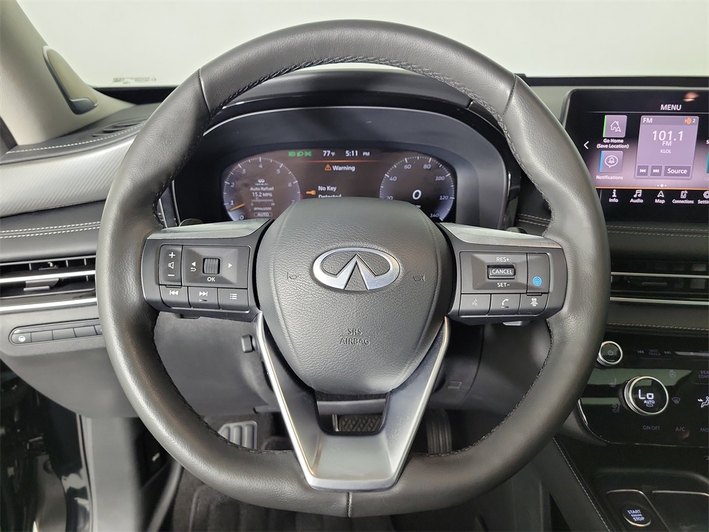 2023 INFINITI QX60 LUXE Black at South Houston Nissan