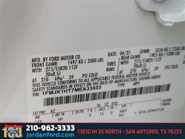 Used Car 2021 Ford Expedition Max  Xlt For Sale Under $25,000 In San Antonio, Texas