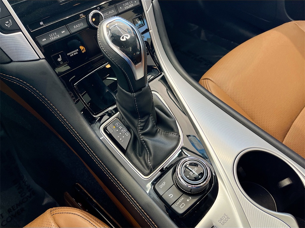 2024 INFINITI Q50 LUXE White at AutoSavvy Houston Southwest