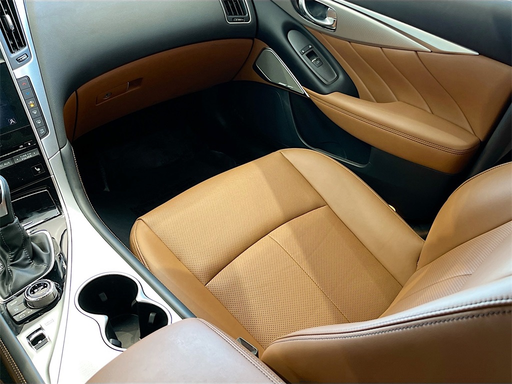 2024 INFINITI Q50 LUXE White at AutoSavvy Houston Southwest