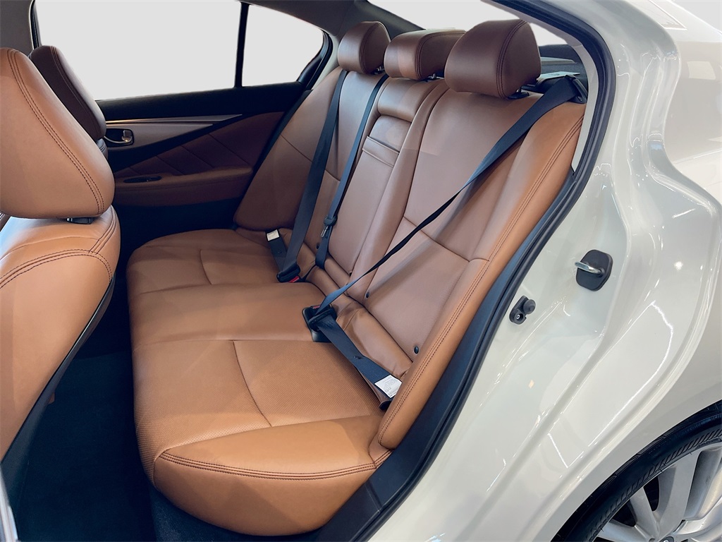 2024 INFINITI Q50 LUXE White at AutoSavvy Houston Southwest