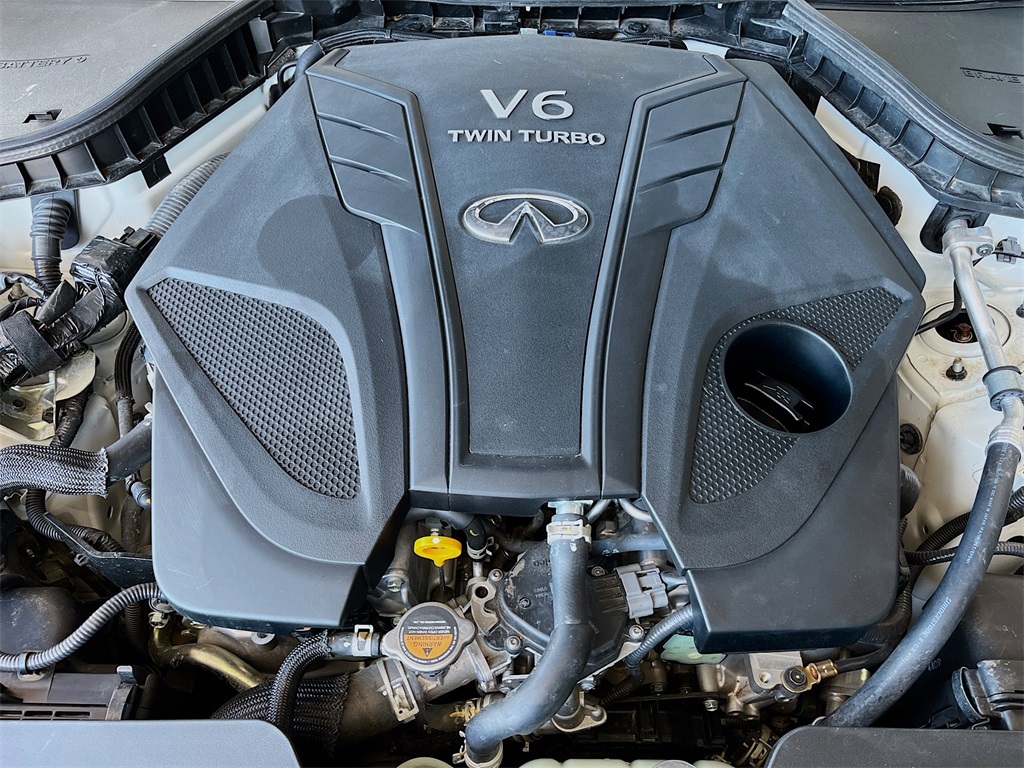 2024 INFINITI Q50 LUXE White at AutoSavvy Houston Southwest