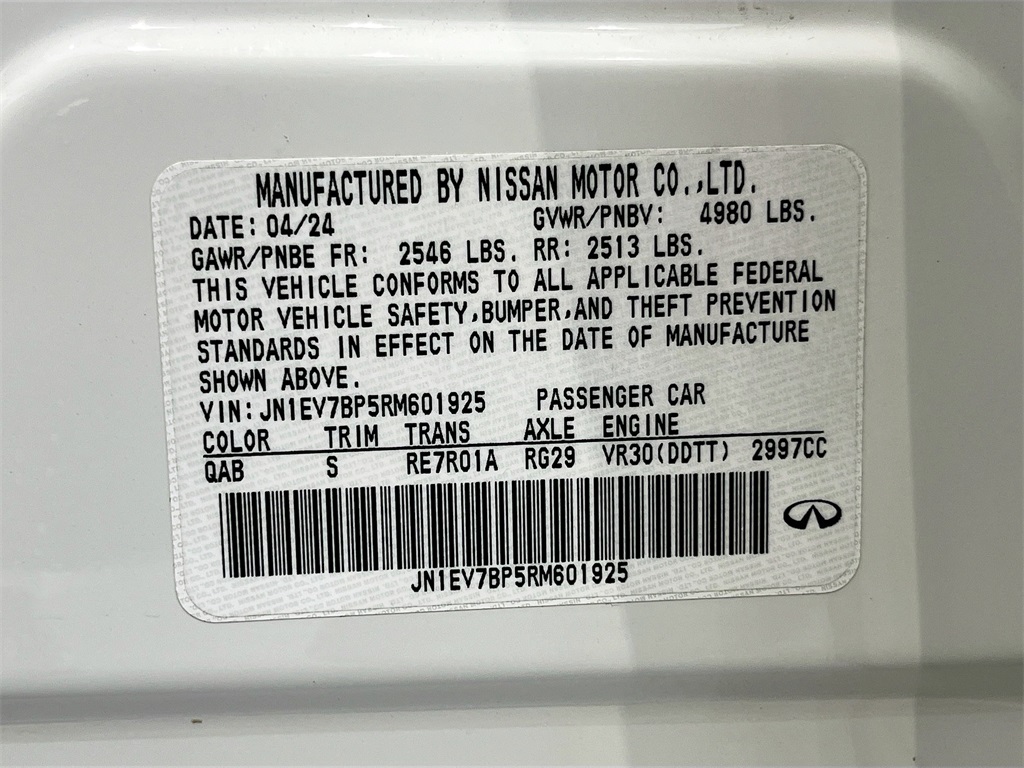 2024 INFINITI Q50 LUXE White at AutoSavvy Houston Southwest