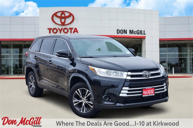 2019 Toyota Highlander LE Black at Classic Chevrolet Galveston