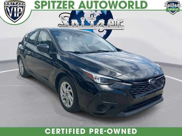 Crystal Black Silica 2024 Subaru Impreza Wagon All-Wheel Drive Continuously Variable Transmission