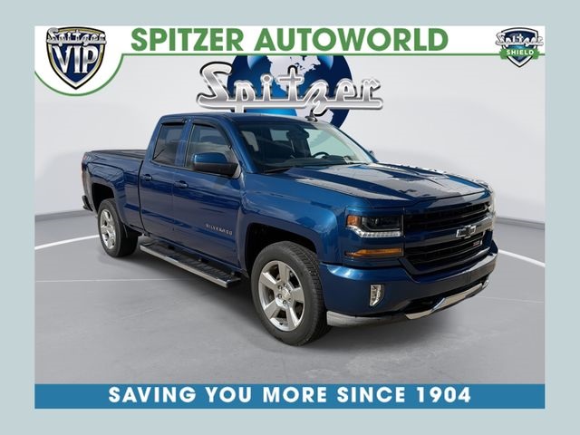 Deep Ocean Blue Metallic 2018 Chevrolet Silverado 1500 Pickup Truck Four-Wheel Drive Automatic