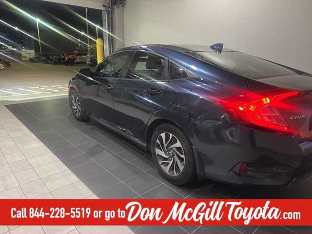 2017 Honda Civic EX Blue at Joe Myers Mazda Kia