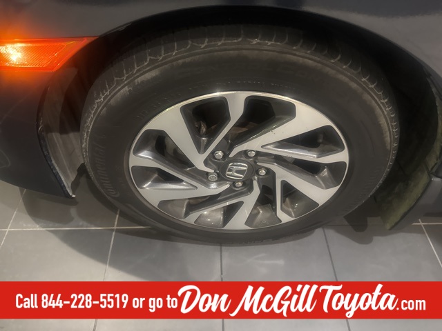 2017 Honda Civic EX Blue at Joe Myers Mazda Kia
