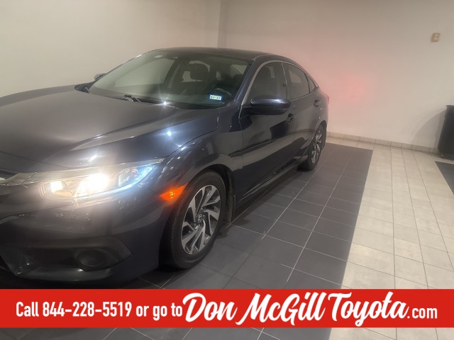 2017 Honda Civic EX Blue at Joe Myers Mazda Kia