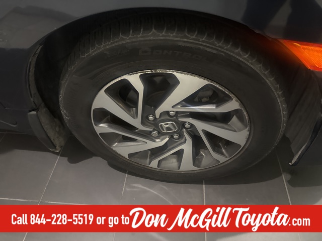 2017 Honda Civic EX Blue at Joe Myers Mazda Kia