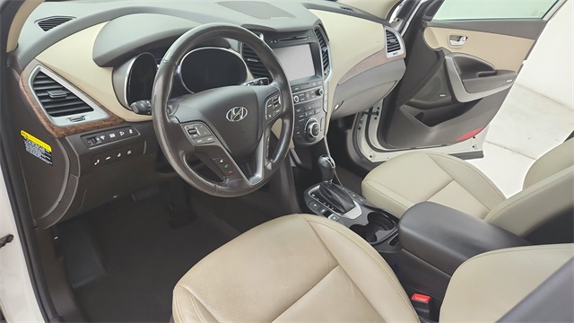 2017 Hyundai Santa Fe Limited Ultimate White at Baytown Hyundai