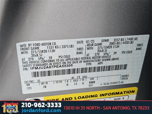 Used Car 2023 Ford Expedition  Limited For Sale Under $50,000 In San Antonio, Texas