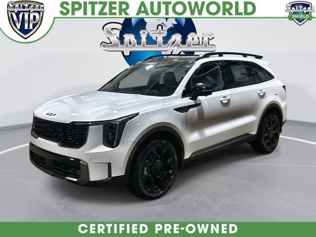 Glacial White Pearl 2025 Kia Sorento SUV / Crossover All-Wheel Drive 8-Speed Dual Clutch