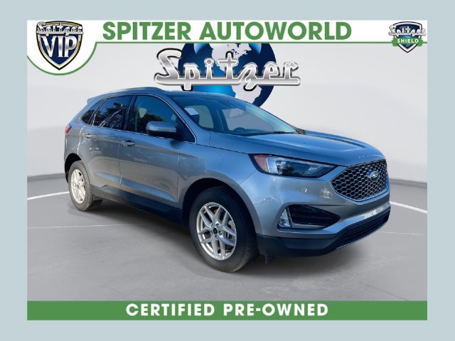 Silver Metallic 2024 Ford Edge SUV / Crossover All-Wheel Drive 8-Speed Automatic