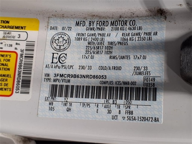 2022 Ford Bronco Sport