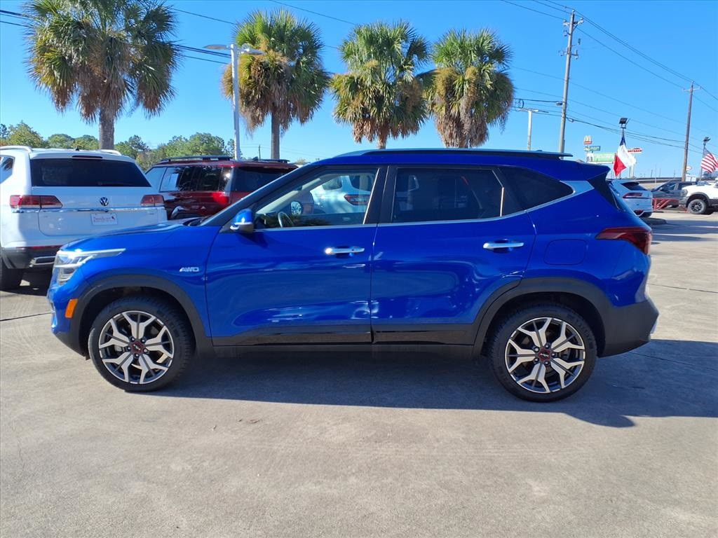 2022 Kia Seltos SX Blue at DeMontrond Ford