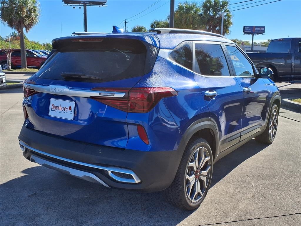 2022 Kia Seltos SX Blue at DeMontrond Ford
