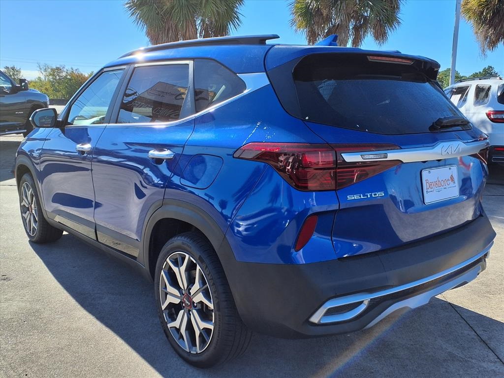 2022 Kia Seltos SX Blue at DeMontrond Ford