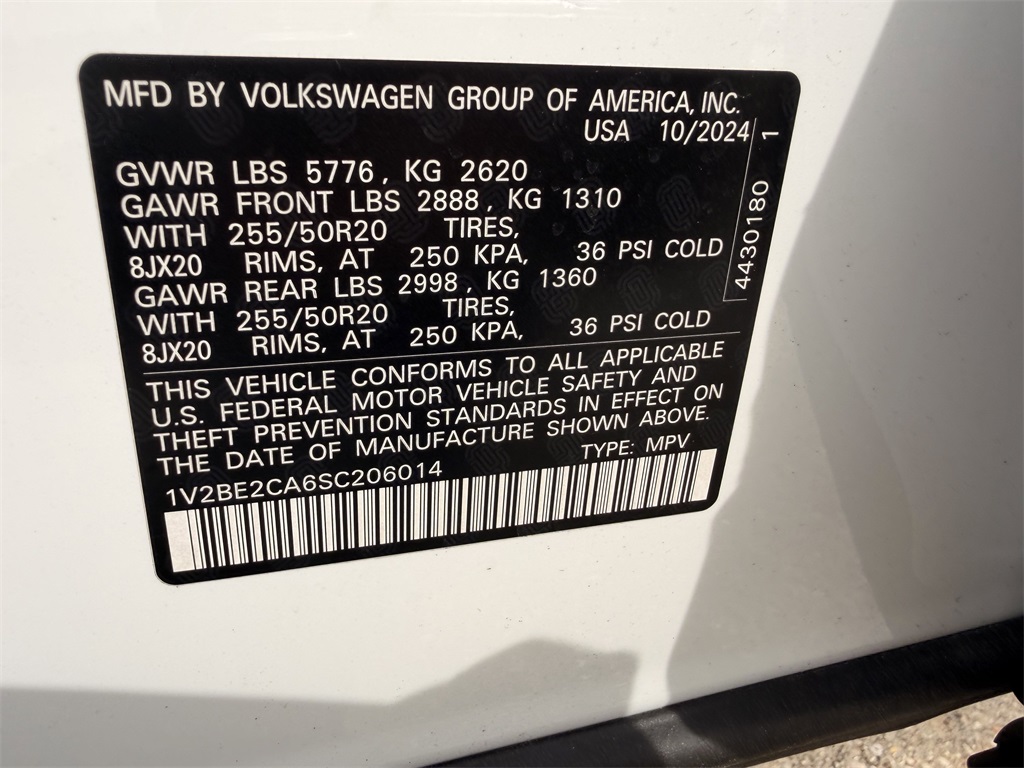 2025 Volkswagen Atlas Cross Sport 2.0T SEL  at DeMontrond Automotive Group