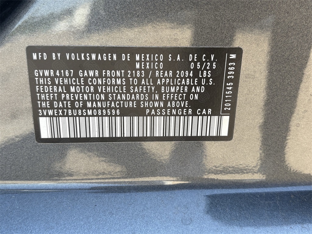 2025 Volkswagen Jetta 1.5T SE Gray at DeMontrond Automotive Group