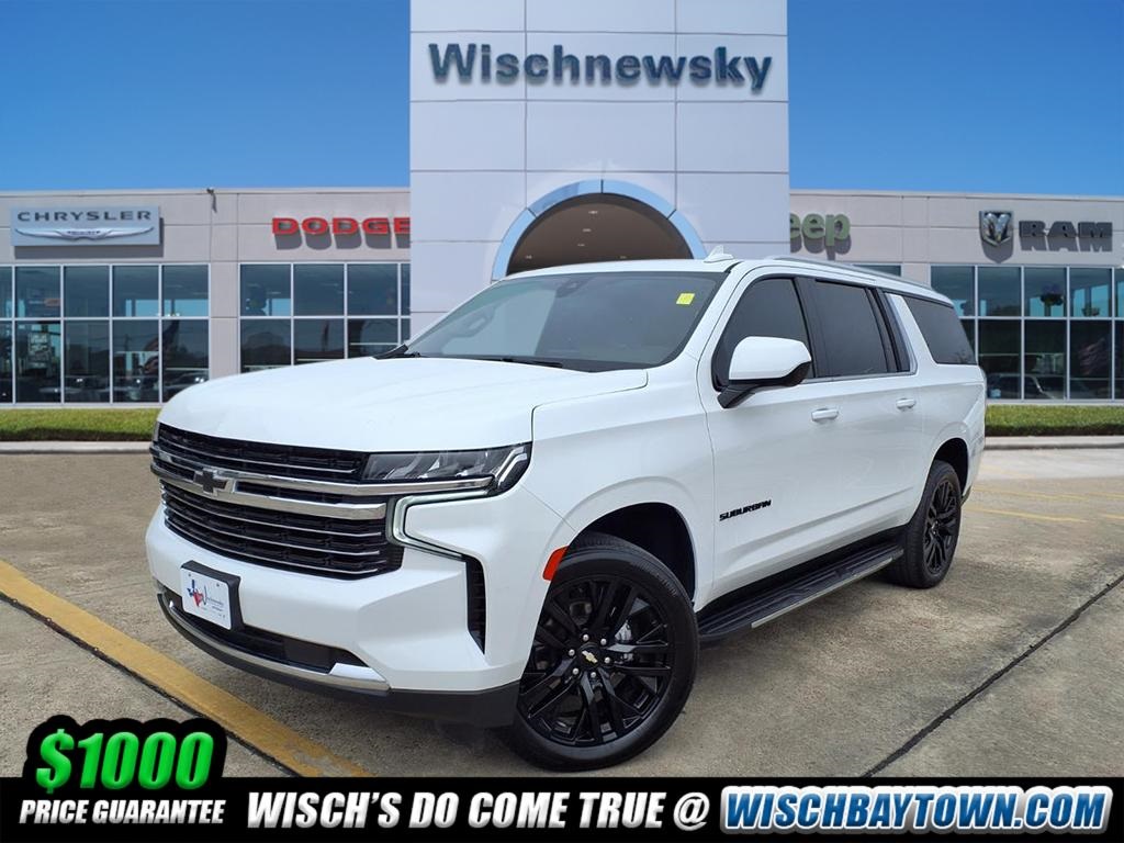 2021 Chevrolet Suburban LT White at Bayway Cadillac Southwest