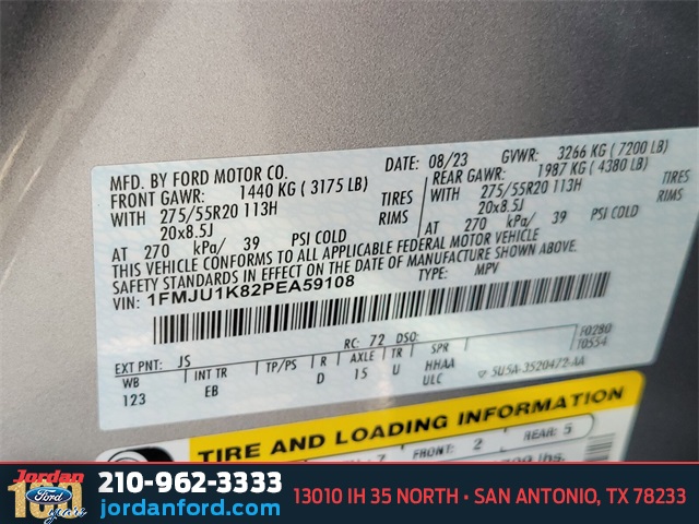 Used Car 2023 Ford Expedition  Limited For Sale Under $50,000 In San Antonio, Texas