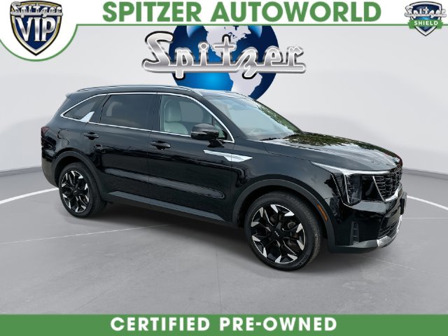 Ebony Black 2025 Kia Sorento SUV / Crossover Front-Wheel Drive 8-Speed Dual Clutch