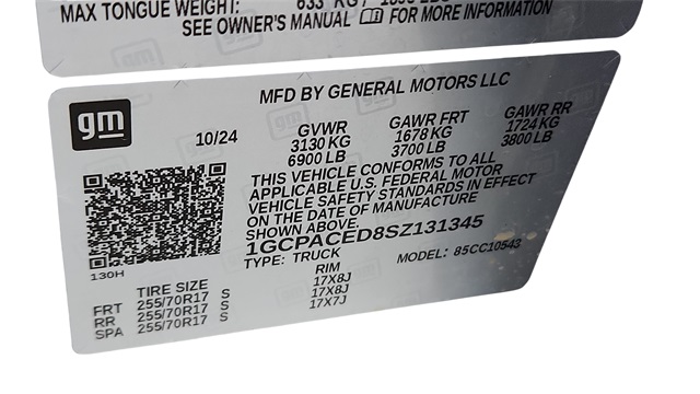 2025 Chevrolet Silverado 1500