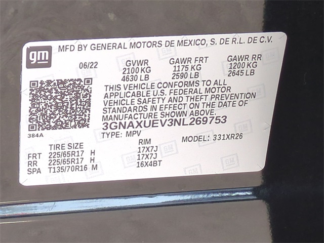 2022 Chevrolet Equinox LT for sale at PATRIOT CHEVROLET OF LIMERICK