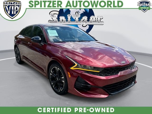Passion Red 2021 Kia K5 GT-Line FWD Sedan Front-Wheel Drive 8-Speed Automatic