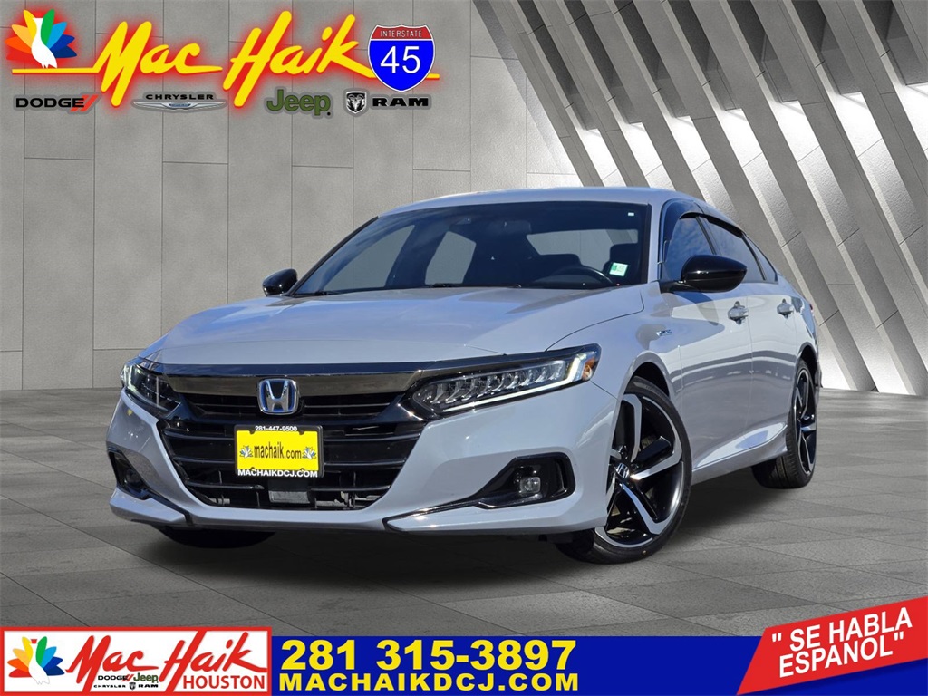 2022 Honda Accord Hybrid Sport Blue at Durrett Motor Company