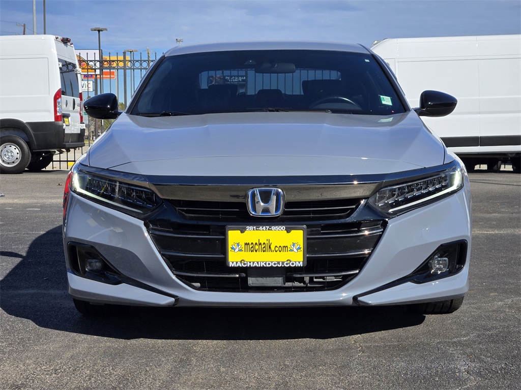 2022 Honda Accord Hybrid Sport Blue at Durrett Motor Company