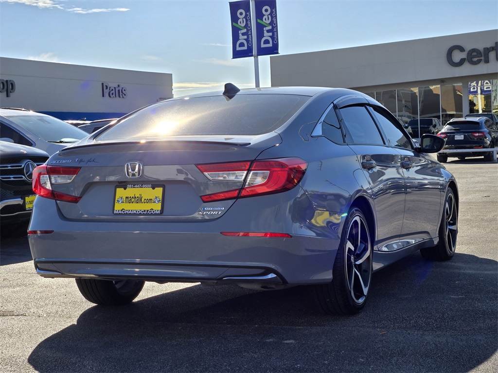 2022 Honda Accord Hybrid Sport Blue at Durrett Motor Company