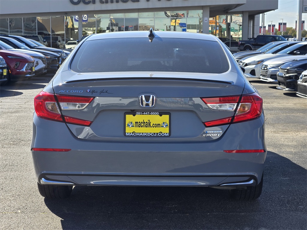 2022 Honda Accord Hybrid Sport Blue at Durrett Motor Company