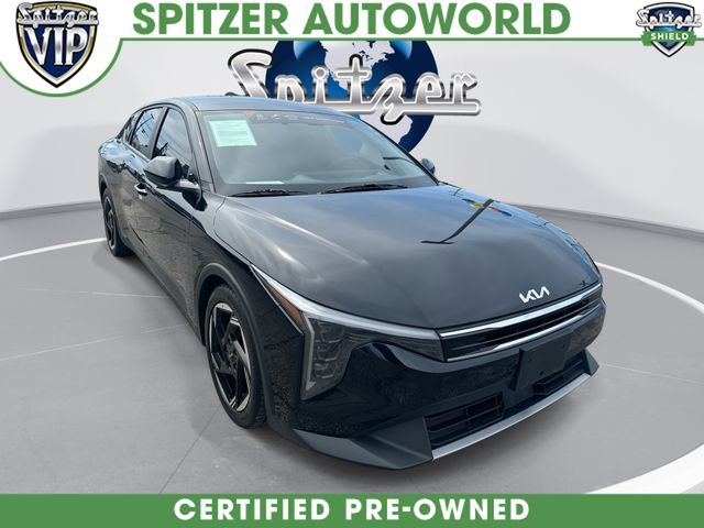 Aurora Black Pearl 2025 Kia K4 Sedan Front-Wheel Drive Continuously Variable Transmission