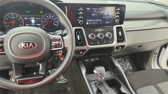 2021 Kia Sorento LX White at DeMontrond Automotive Group