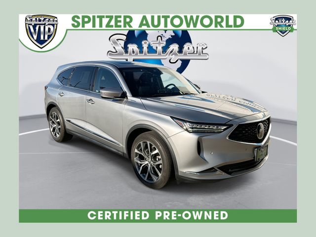 Lunar Silver Metallic 2023 Acura MDX SUV / Crossover All-Wheel Drive Automatic