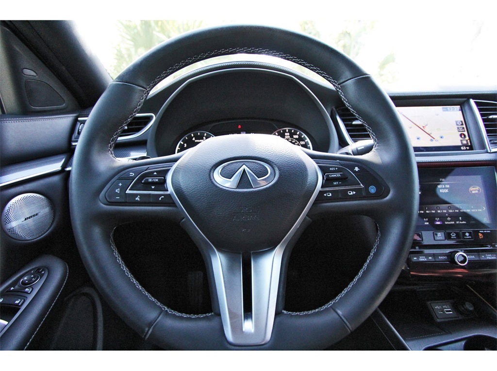 2023 INFINITI QX50 SPORT White at DeMontrond Automotive Group