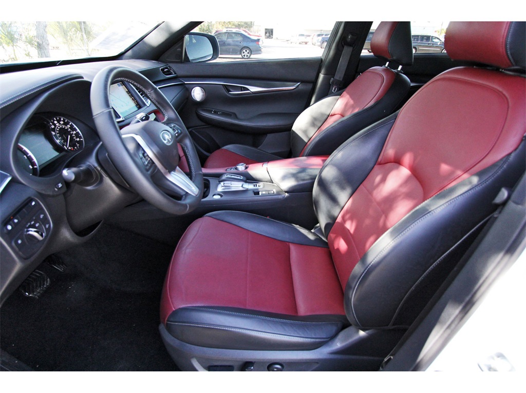 2023 INFINITI QX50 SPORT White at DeMontrond Automotive Group