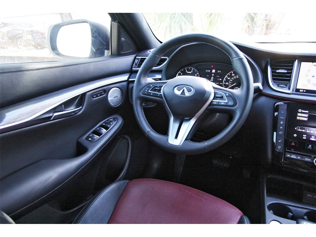 2023 INFINITI QX50 SPORT White at DeMontrond Automotive Group