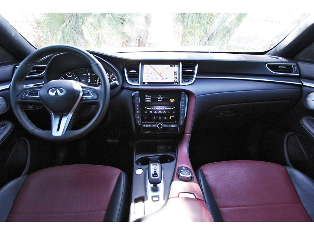 2023 INFINITI QX50 SPORT White at DeMontrond Automotive Group
